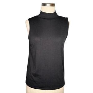 RAG & BONE Black Turtleneck Cut Out Sleeveless Tank Top Women's Size Small Basic